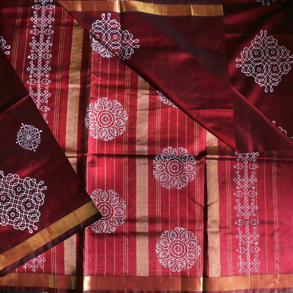 Maroon Kolam
