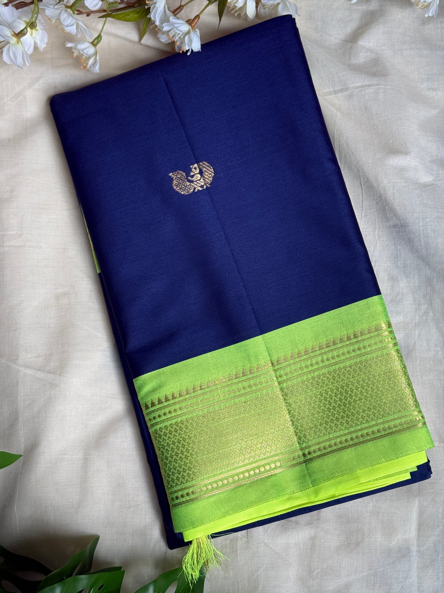 Navy Blue & Green