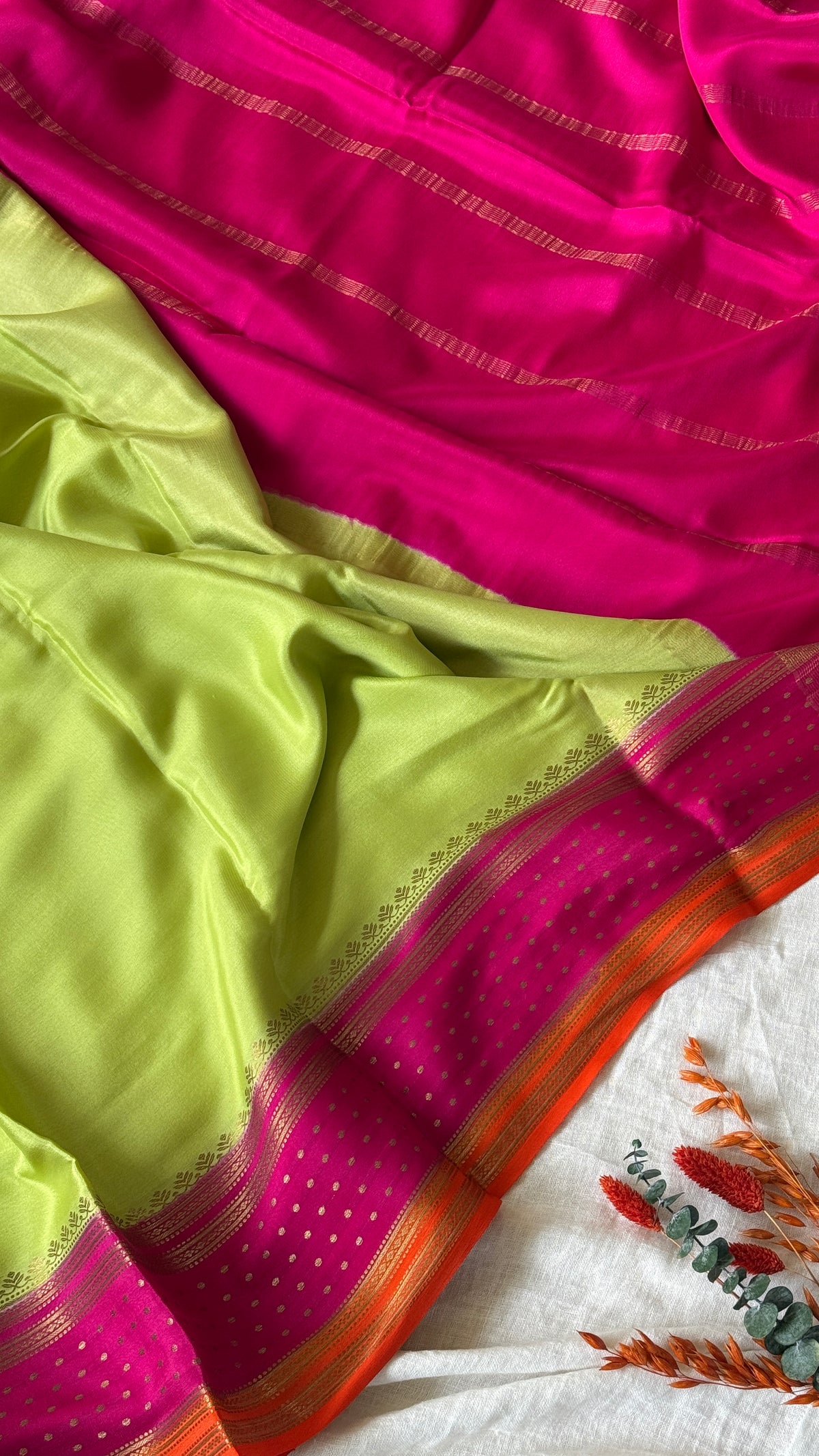 Apple Green Mysore Silk