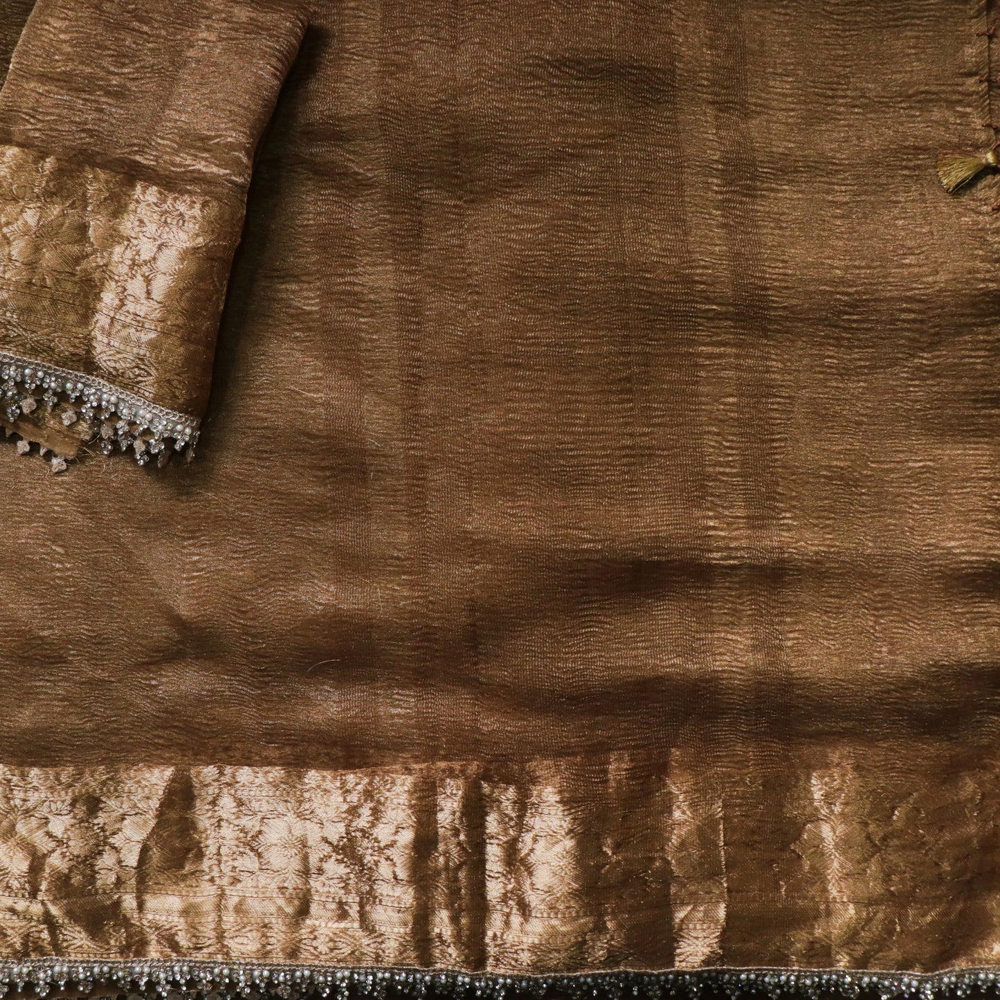 Brown Tissue Silk