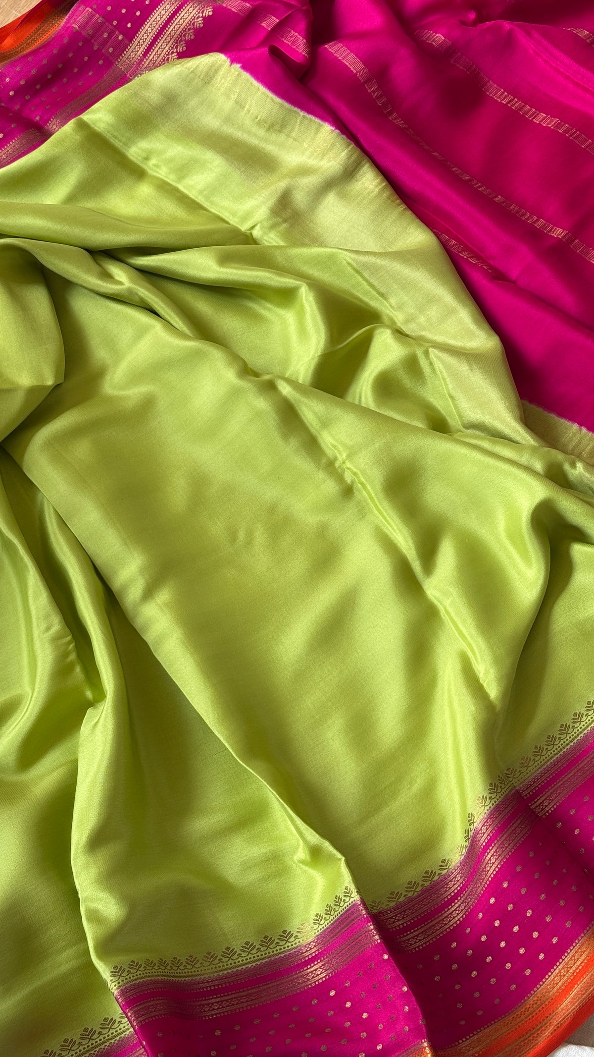 Apple Green Mysore Silk