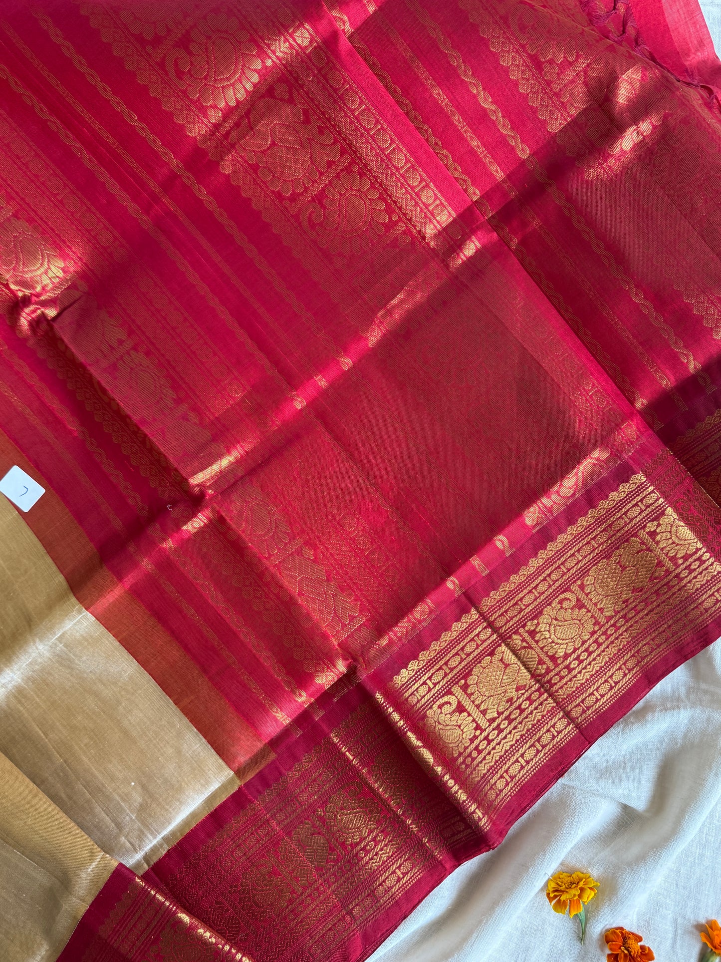 Beige & Brown Korvai