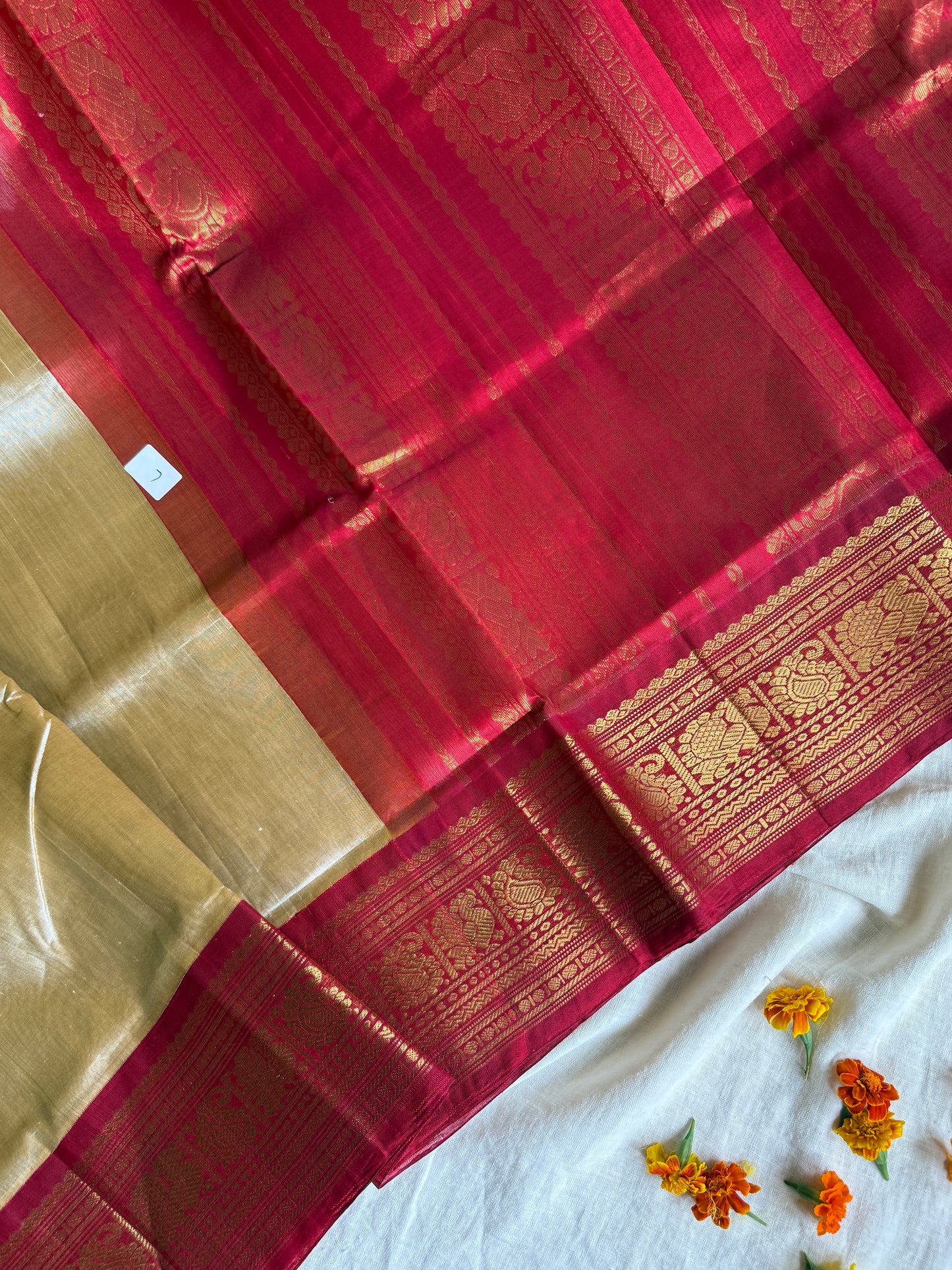Beige & Brown Korvai
