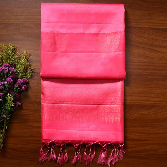 Pink Panther Silk Sari