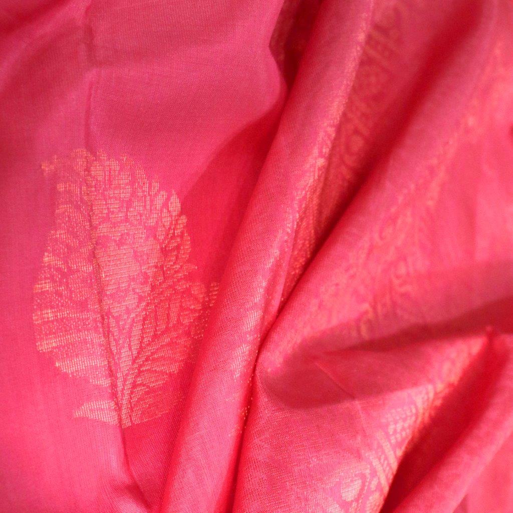 Pink Panther Silk Sari