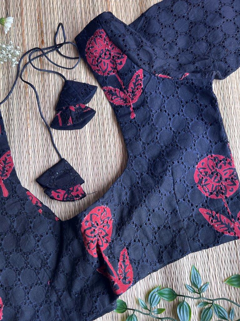 Black Rose Blouse