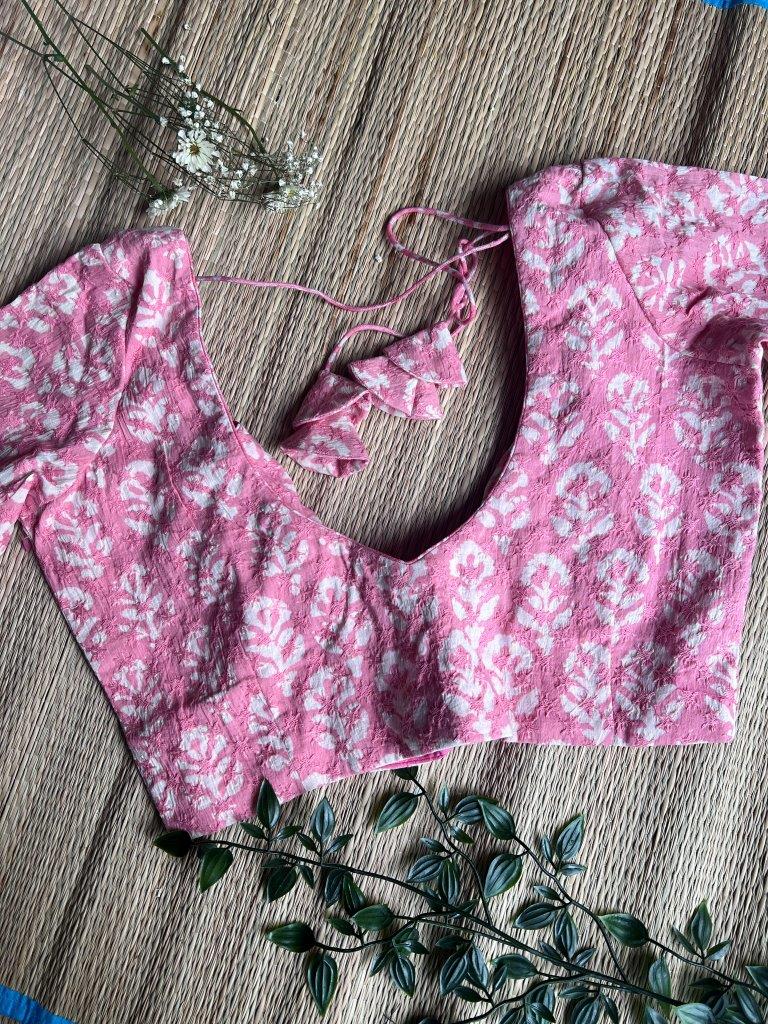 Rustic Baby Pink Blouse